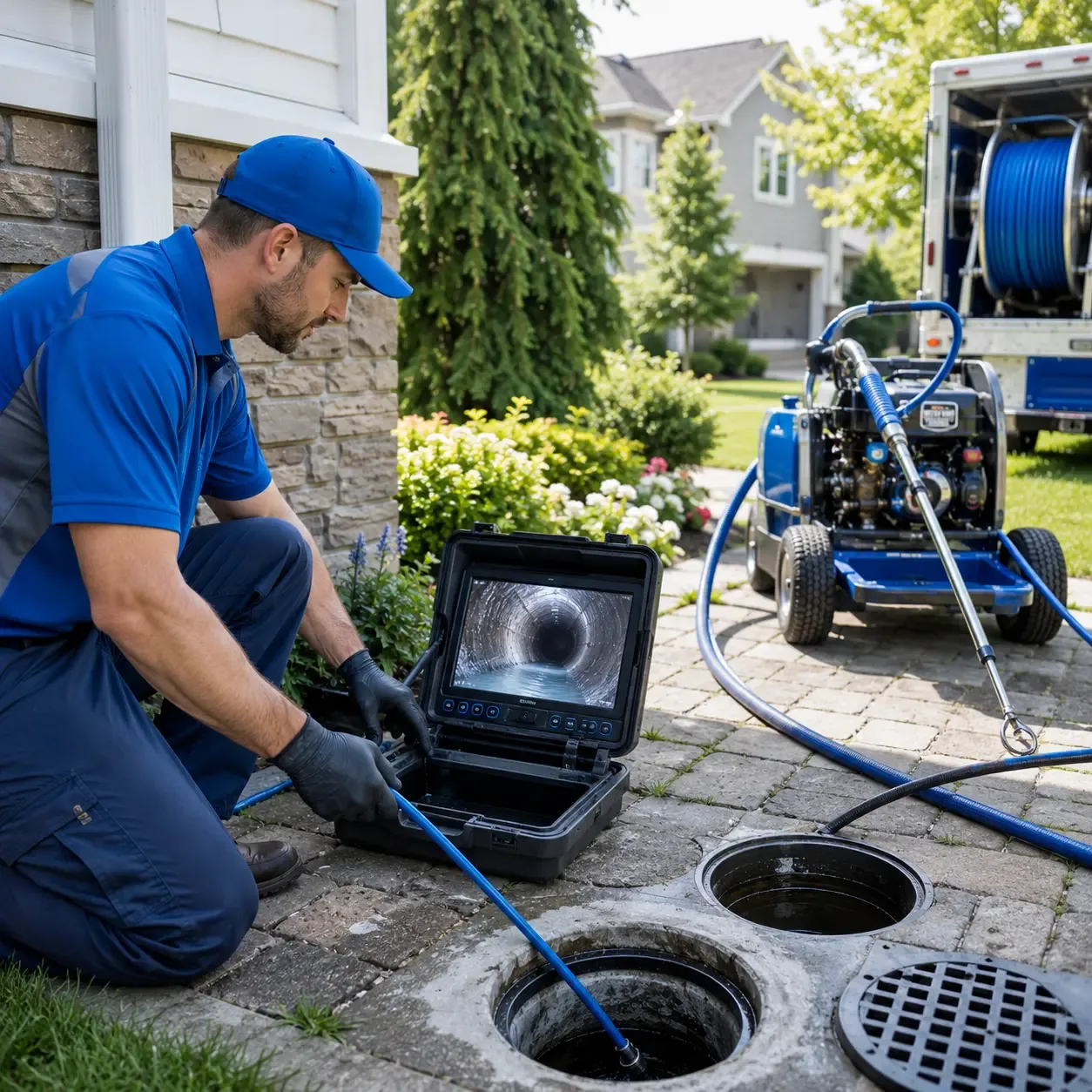 Outdoor drain cleaning professionals serving Harman, WV