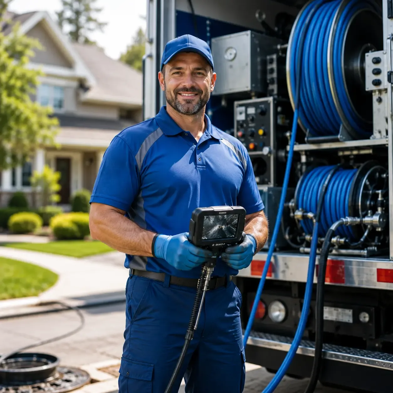 Local outdoor drain cleaning specialists in Harman, WV